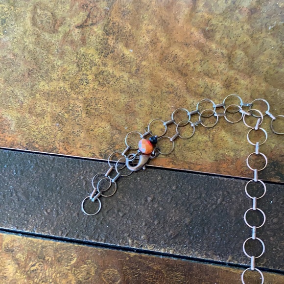 Artisan 1 Of A Kind Copper Necklace Vintage Prescott AZ 1973 Dog Tag & Barrett - Picture 8 of 16